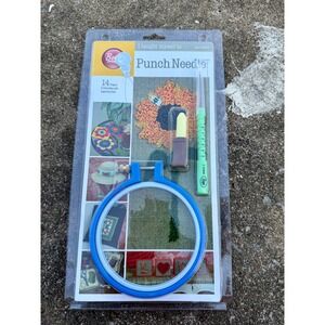 Boye I Taught Myself‎ to Punch Needle Kit 14 Projects Hoop Tool 3641000000 NEW